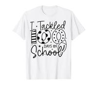 J'Ai abordé 100 Jours d'école avec des professeurs Amusants pour garçons et Filles T-Shirt Graphique avec Valeur, Homme, Blanc, S
