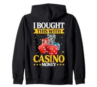 J'Ai acheté ceci avec Casino Money Fun Sweat à Capuche