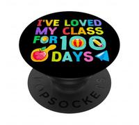 J'Ai adoré ma Classe Pendant 100 Jours d'école. Professeur du 100e Jour PopSockets PopGrip Adhésif