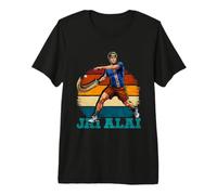 Jai Alai Rétro T-Shirt Haut de Gamme