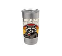 J'ai apporté The Energy Raccoon Wine Teamwork Gobelet isotherme en acier inoxydable double paroi