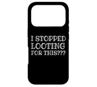 J'Ai arrêté de Piller pour ça ? Butin de mème de Noël Amusant pour Les Joueurs Coque pour iPhone 17 Pro