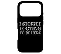 J'Ai arrêté de Piller pour être là, Un mème de Jeu Amusant MMO RPG RTS Coque pour iPhone 17 Pro