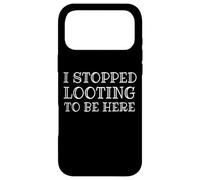 J'Ai arrêté de Piller pour être là, Un mème de Jeu Amusant MMO RPG RTS Coque pour iPhone 17 Pro Max