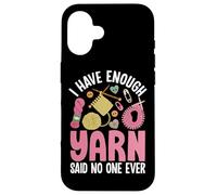 J'ai assez de fil, personne n'a jamais envoyé de texto Coque pour iPhone 16