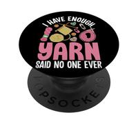 J'ai assez de fil, personne n'a jamais envoyé de texto PopSockets PopGrip Adhésif