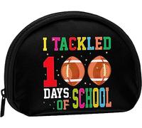 J'Ai attaqué 100 Jours d'école Femmes et Filles Mignon Mode Porte-Monnaie Portefeuille Sac Changement Pochette Porte-clés