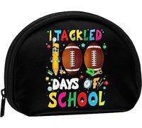 J'Ai attaqué 100 Jours d'école Femmes et Filles Mignon Mode Porte-Monnaie Portefeuille Sac Changement Pochette Porte-clés