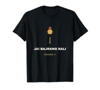 Jai Bajrang Bali Dieu Hindou Hanuman Gada Devotional T-Shirt Graphique avec Valeur