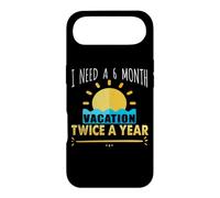 J'Ai Besoin de 6 Mois de Vacances Deux Fois par an - Messages Amusants Coque pour iPhone Air