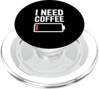 J'Ai Besoin de café Parce Que J'adore Le café PopSockets PopGrip pour MagSafe