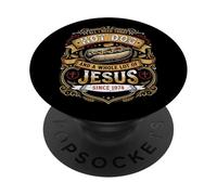 J'Ai Besoin de Hot Dog et de Beaucoup de Jésus, Dieu PopSockets PopGrip Adhésif