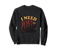 J'Ai Besoin de Jesus Coffee et de Mon thérapeute Lord Saviour Bible Church Sweatshirt