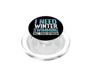 J'Ai Besoin de la Natation d'hiver PopSockets PopGrip pour MagSafe