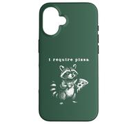 J'Ai Besoin de Pizzas et de Snacks, Blague Amusante sur Un Raton Laveur, Graphique Vintage Coque pour iPhone 16