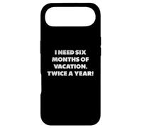 J'Ai Besoin de Six Mois de Vacances, Phrases Amusantes Coque pour iPhone Air