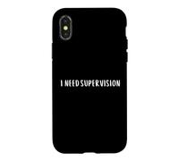 J'Ai Besoin de Supervision. Être Adulte drôle, C'est Difficile Coque pour iPhone X/XS