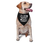 J'Ai Besoin De Vitamine Mer Foulard Triangulaire Chiens Réglable Bandana Chien Mode Écharpe pour Chien pour Animal De Compagnie Quotidien Décorations d'anniversaire