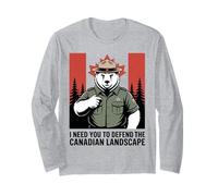 J'Ai Besoin de Vous pour défendre Le Paysage Canadien Fierté Manche Longue