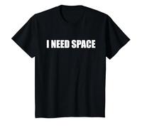 J'Ai Besoin d'espace T-Shirt, Enfant, Noir, 4 Ans