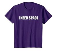 J'Ai Besoin d'espace T-Shirt, Enfant, Violet, 8 Ans