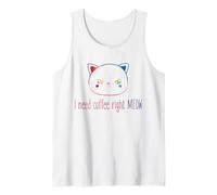 J'Ai Besoin d'un café ! Miaou, Amoureux des Chats stressé Débardeur