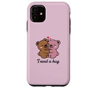 J'Ai Besoin d'un câlin - Two Sweet Bears Coque pour iPhone 11