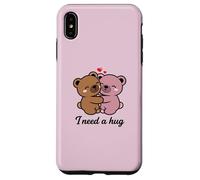 J'Ai Besoin d'un câlin - Two Sweet Bears Coque pour iPhone XS Max
