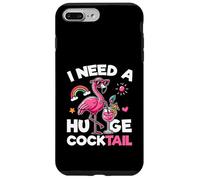 J'Ai Besoin d'un énorme Cocktail à Boire pour Une fête de Flamants Roses Coque pour iPhone 7 Plus/8 Plus