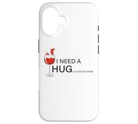 J'Ai Besoin d'un Grand Verre de vin Coque pour iPhone 16