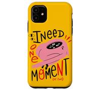 J'ai besoin d'un moment - Art surréaliste de monstres roses Coque pour iPhone 11