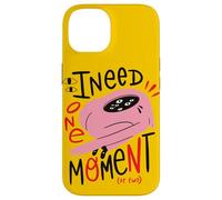 J'ai besoin d'un moment - Art surréaliste de monstres roses Coque pour iPhone 14