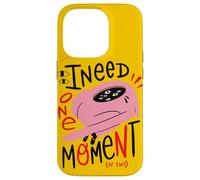 J'ai besoin d'un moment - Art surréaliste de monstres roses Coque pour iPhone 14 Pro