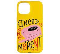 J'ai besoin d'un moment - Art surréaliste de monstres roses Coque pour iPhone 15