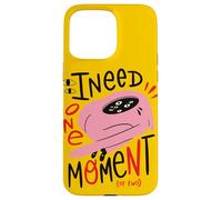 J'ai besoin d'un moment - Art surréaliste de monstres roses Coque pour iPhone 15 Pro Max