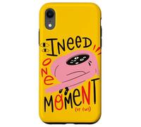 J'ai besoin d'un moment - Art surréaliste de monstres roses Coque pour iPhone XR