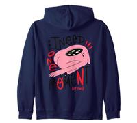 J'ai besoin d'un moment - Art surréaliste de monstres roses Sweat à Capuche