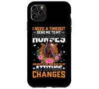 J'Ai Besoin d'un Temps Mort, envoie-Moi Voir Mes Chevaux et ne me Laisse Pas Venir Coque pour iPhone 11 Pro Max