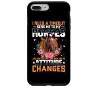 J'Ai Besoin d'un Temps Mort, envoie-Moi Voir Mes Chevaux et ne me Laisse Pas Venir Coque pour iPhone 7 Plus/8 Plus