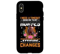 J'Ai Besoin d'un Temps Mort, envoie-Moi Voir Mes Chevaux et ne me Laisse Pas Venir Coque pour iPhone X/XS