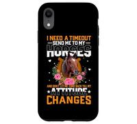 J'Ai Besoin d'un Temps Mort, envoie-Moi Voir Mes Chevaux et ne me Laisse Pas Venir Coque pour iPhone XR