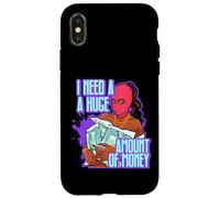 J'Ai Besoin d'une énorme somme d'argent Melanine Hustler Black Sista Coque pour iPhone X/XS