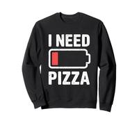 J'Ai Besoin d'une Pizza, Un Gourmand drôle et affamé de Batterie Sweatshirt
