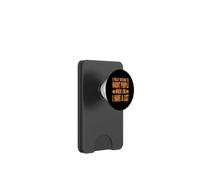 J'Ai Bien l'intention de hanter Les Gens Quand Je mourrai... Halloween drôle PopSockets PopWallet pour MagSafe