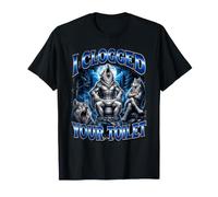 J'Ai bouché tes Toilettes Funny Alpha Wolf Meme Stupid Brainrot T-Shirt