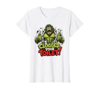 J'Ai bouché Vos Toilettes, Une Confession Amusante dans la Salle de Bain T-Shirt Graphique avec Valeur