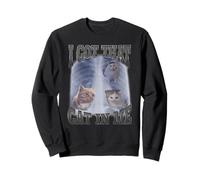 J'Ai ce Chat en Moi X Ray Funny Cat Meme Sweatshirt