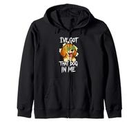 J'Ai ce Chien en Moi Funny Meme Beagle Sweat à Capuche