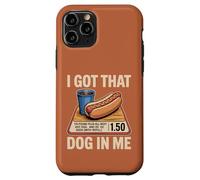 J'Ai ce Chien en Moi, Un Hotdog drôle, J'adore la Restauration Rapide Coque pour iPhone 11 Pro