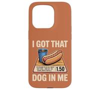 J'Ai ce Chien en Moi, Un Hotdog drôle, J'adore la Restauration Rapide Coque pour iPhone 15 Pro